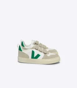 V-10 LEATHER WHITE EMERAUDE>VEJA Sale