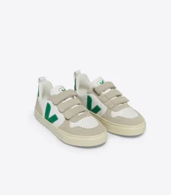 V-10 LEATHER WHITE EMERAUDE>VEJA Sale