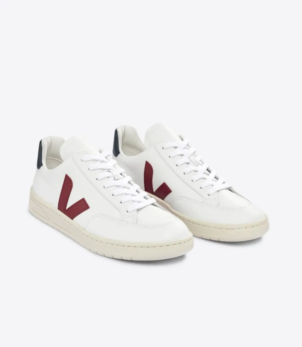 V-12 LEATHER WHITE MARSALA NAUTICO>VEJA Best Sale