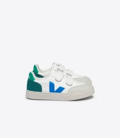 V-12 LEATHER WHITE MULTICO BRITTANY>VEJA Cheap