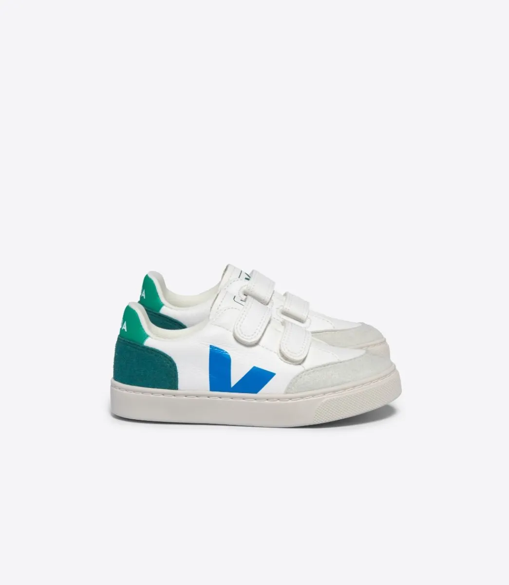 V-12 LEATHER WHITE MULTICO BRITTANY>VEJA Cheap