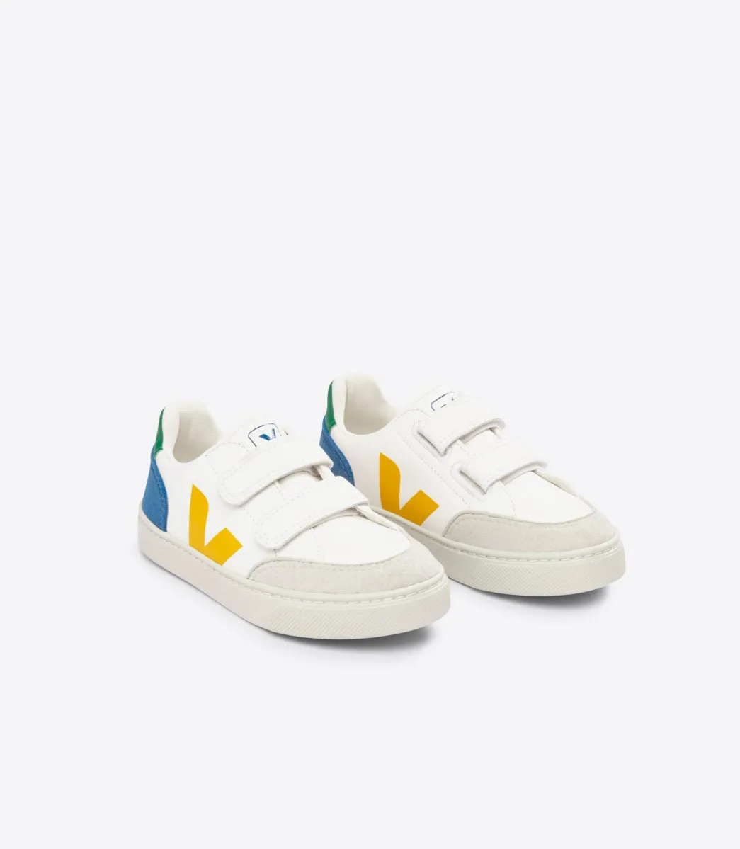 V-12 LEATHER WHITE MULTICO INDIGO>VEJA Outlet