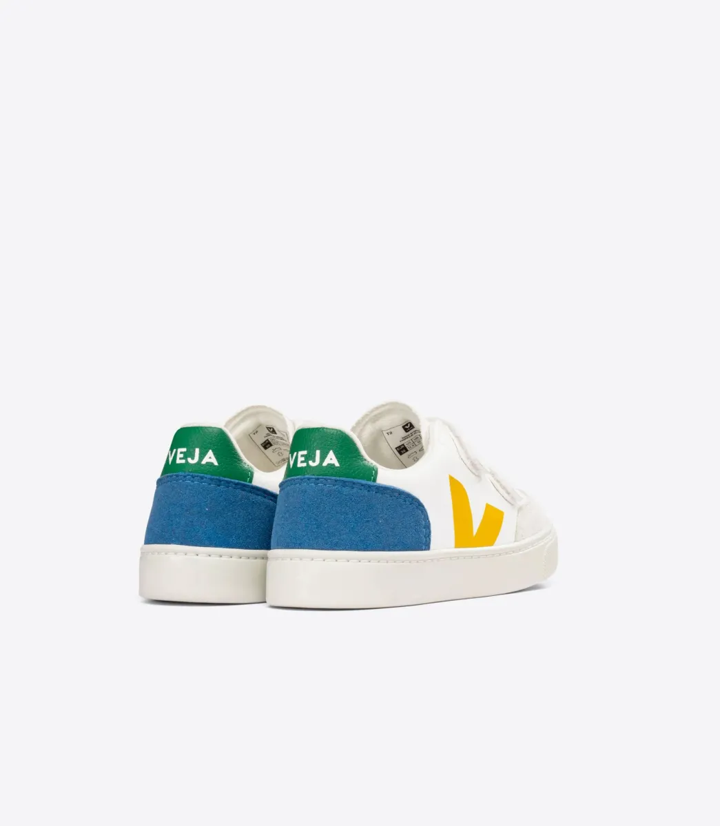 V-12 LEATHER WHITE MULTICO INDIGO>VEJA Outlet