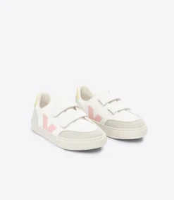 V-12 LEATHER WHITE MULTICO JADE>VEJA Best Sale