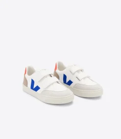 V-12 LEATHER WHITE MULTICO MIEL>VEJA Sale