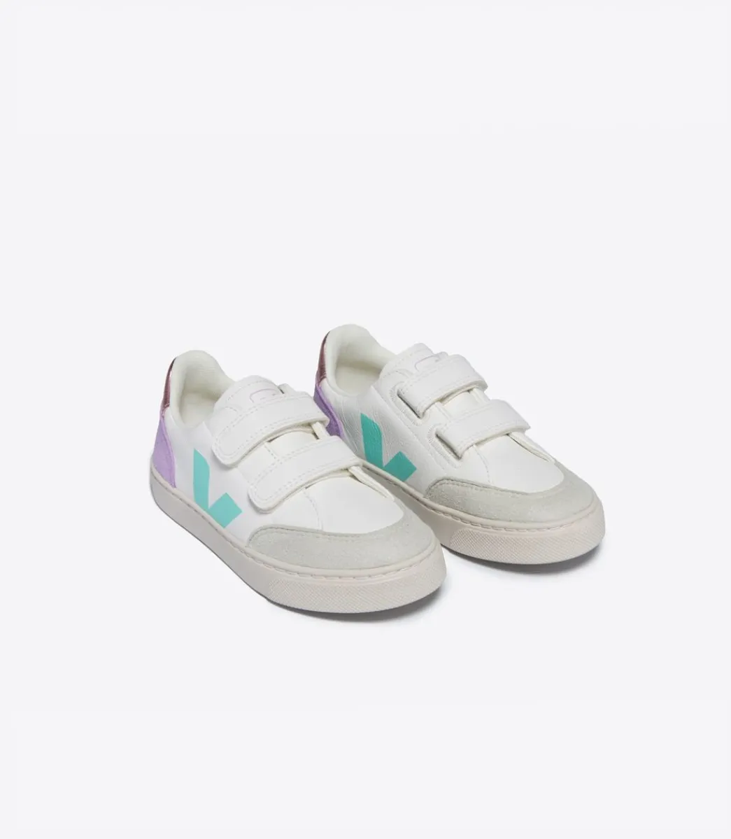 V-12 LEATHER WHITE MULTICO ORCHID>VEJA Cheap