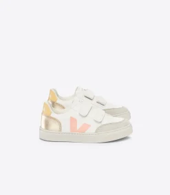 V-12 LEATHER WHITE MULTICO PLATINE>VEJA Shop