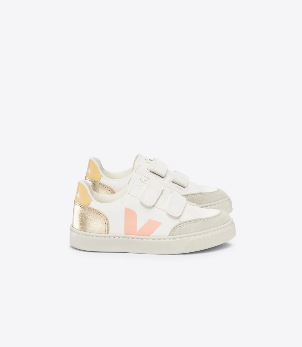 V-12 LEATHER WHITE MULTICO PLATINE>VEJA Shop
