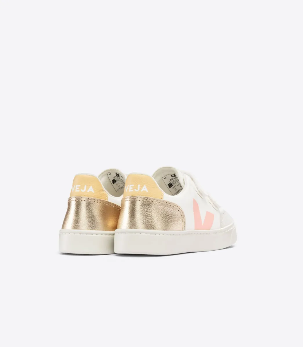 V-12 LEATHER WHITE MULTICO PLATINE>VEJA Shop