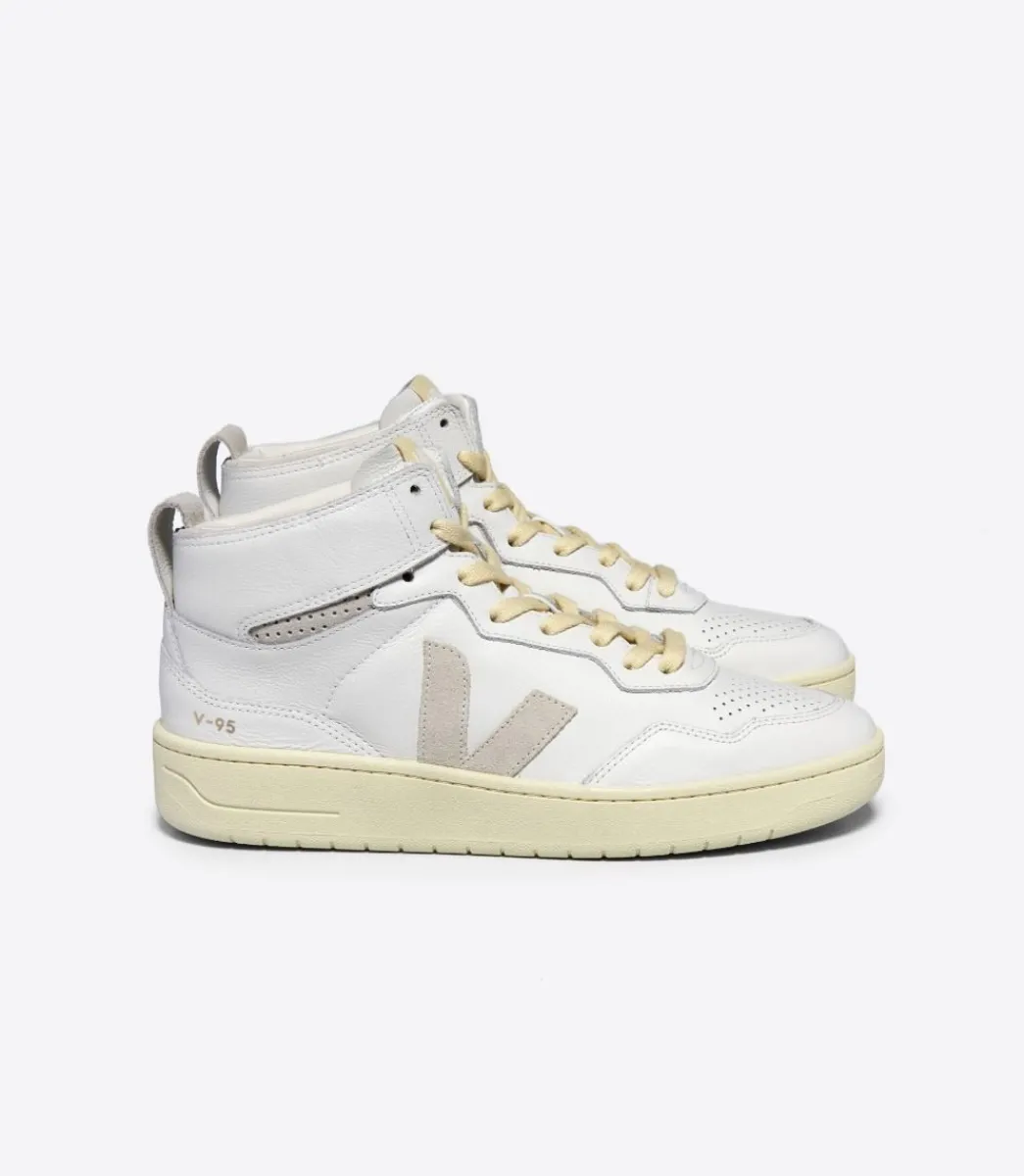 V-95 LEATHER WHITE NATURAL>VEJA Cheap