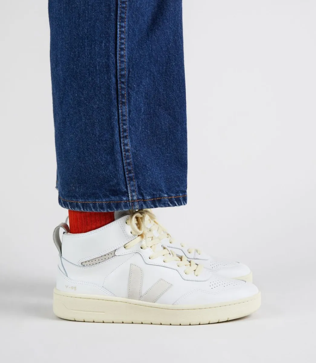 V-95 LEATHER WHITE NATURAL>VEJA Cheap