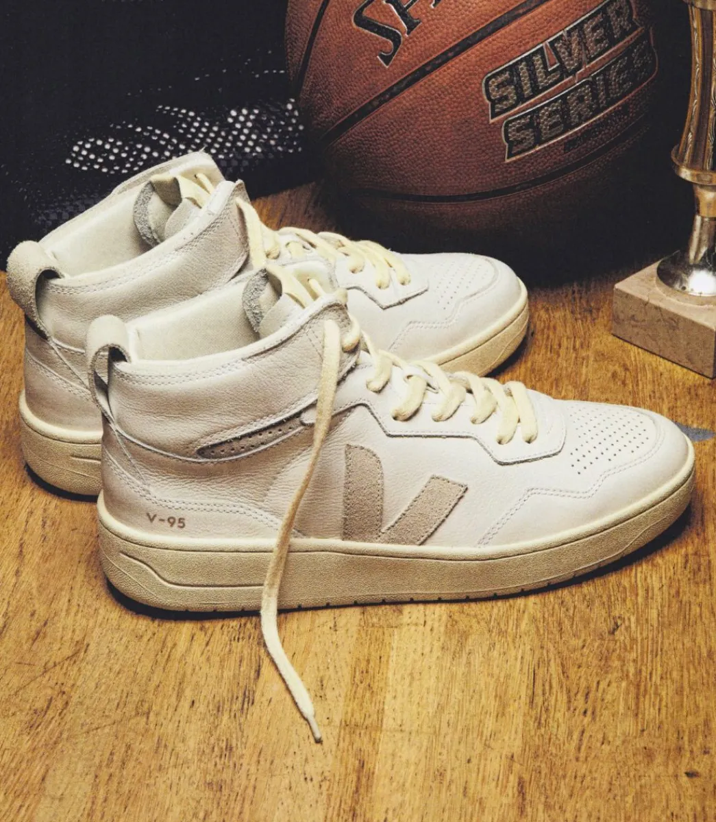 V-95 LEATHER WHITE NATURAL>VEJA Cheap