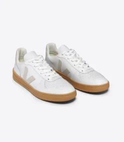 V-10 LEATHER WHITE NATURAL>VEJA Hot