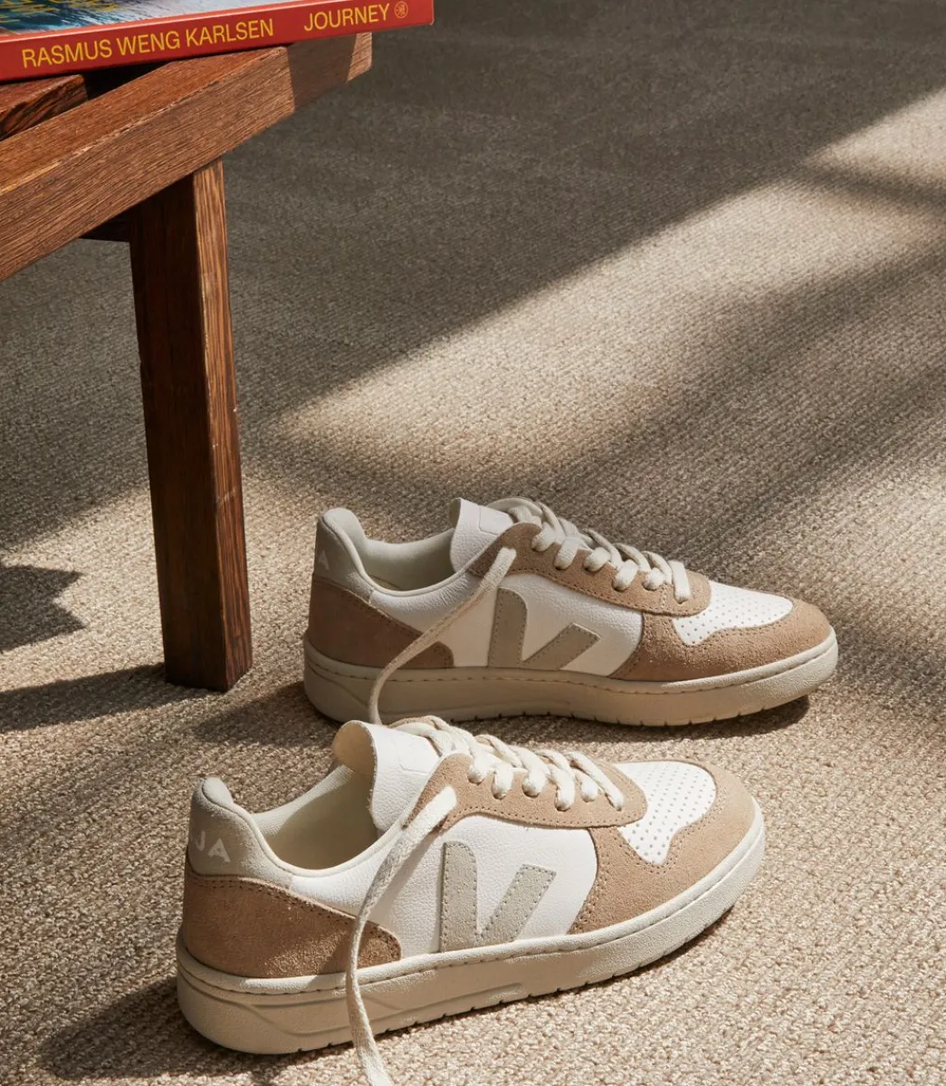 V-10 LEATHER WHITE NATURAL SAHARA>VEJA Flash Sale