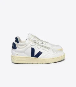 V-90 LEATHER WHITE NAUTICO>VEJA Cheap