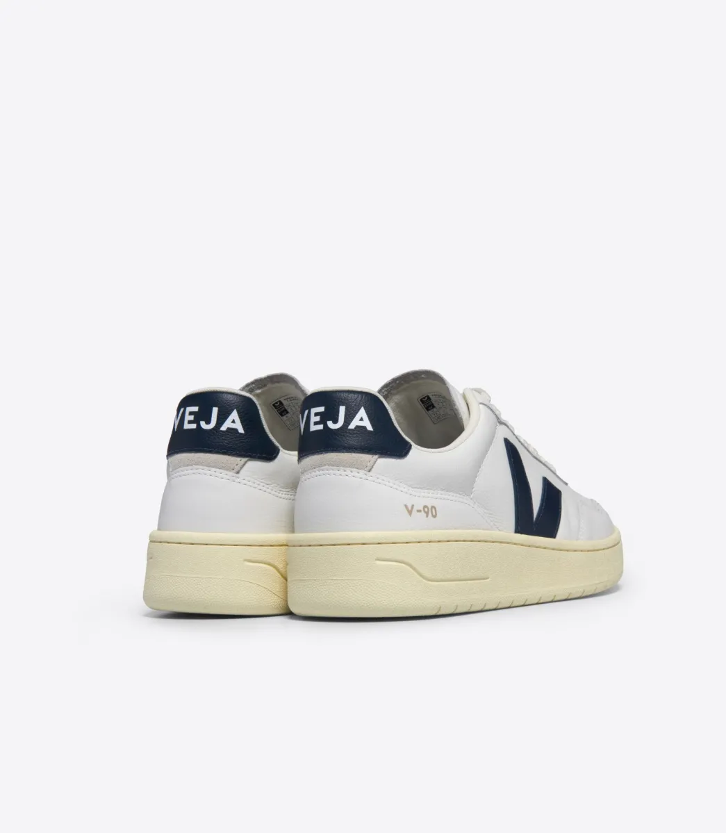 V-90 LEATHER WHITE NAUTICO>VEJA Cheap