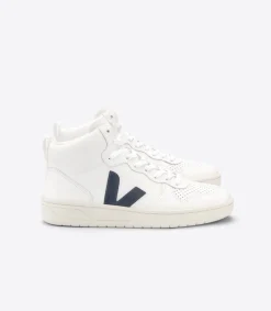 V-15 LEATHER WHITE NAUTICO>VEJA Hot