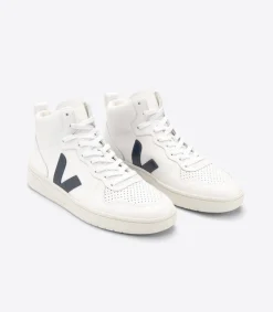 V-15 LEATHER WHITE NAUTICO>VEJA Hot