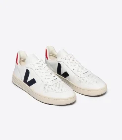 V-10 LEATHER WHITE NAUTICO PEKIN>VEJA Clearance