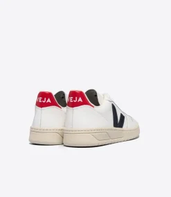 V-10 LEATHER WHITE NAUTICO PEKIN><noscript><img width=