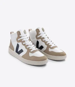 V-15 LEATHER WHITE NAUTICO SAHARA>VEJA Store
