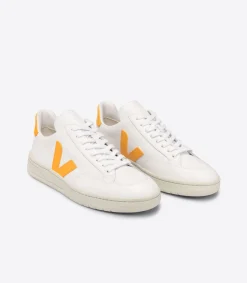 V-12 LEATHER WHITE OURO>VEJA Store