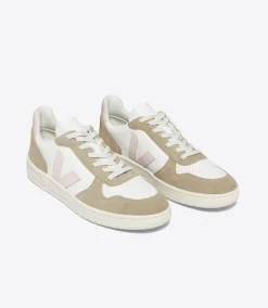 V-10 LEATHER WHITE PETALE SAHARA>VEJA Store