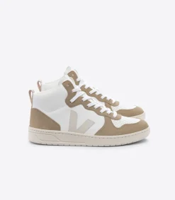 V-15 LEATHER WHITE PIERRE SAHARA>VEJA Store