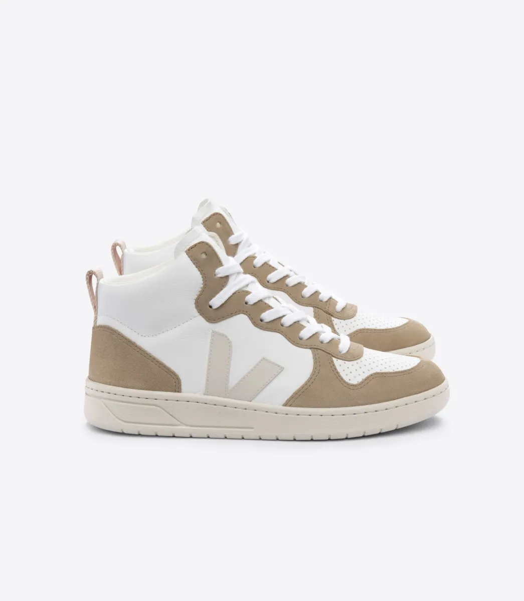 V-15 LEATHER WHITE PIERRE SAHARA>VEJA Store
