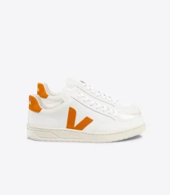 V-12 LEATHER WHITE PUMPKIN>VEJA Online