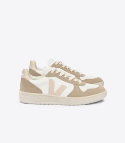V-10 LEATHER WHITE SABLE SAHARA>VEJA Store