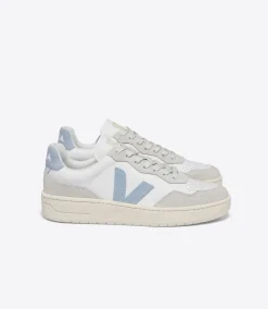 V-90 LEATHER WHITE STEEL>VEJA Fashion