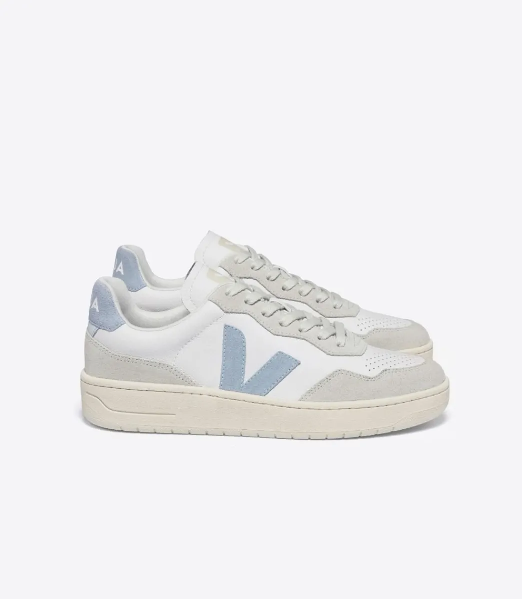 V-90 LEATHER WHITE STEEL>VEJA Fashion