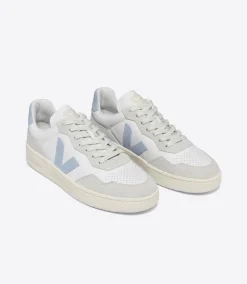 V-90 LEATHER WHITE STEEL>VEJA Fashion