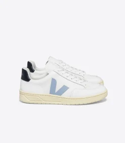 V-12 LEATHER WHITE STEEL NAUTICO>VEJA Best Sale