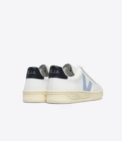 V-12 LEATHER WHITE STEEL NAUTICO><noscript><img width=