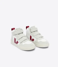 V-10 MID B-MESH WHITE MARSALA>VEJA Best Sale