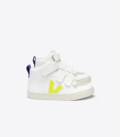 V-10 MID CWL WHITE JAUNE FLUO PURPLE>VEJA Online