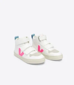V-10 MID CWL WHITE SARI STEEL>VEJA Fashion