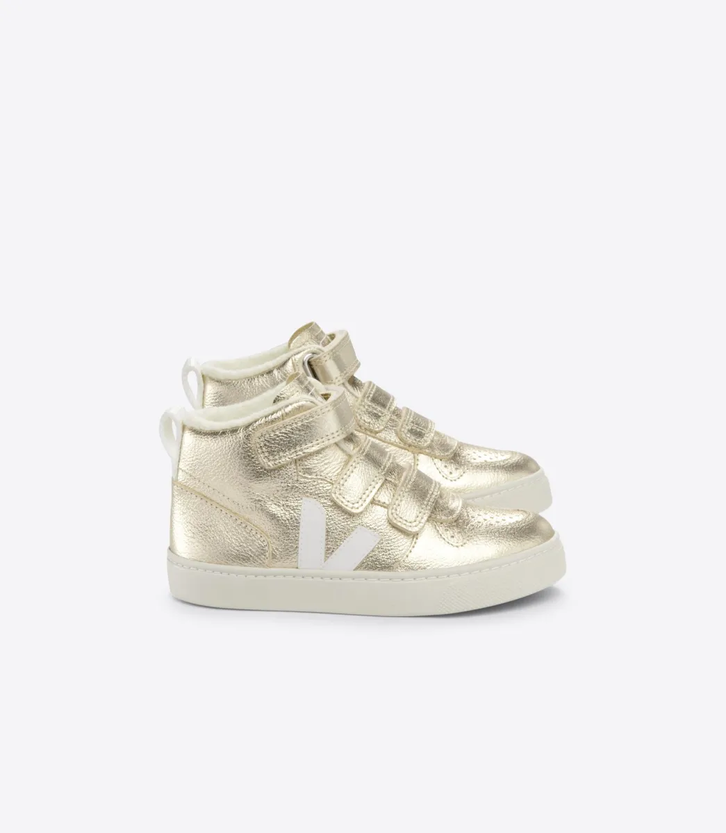 V-10 MID FURED LEATHER PLATINE>VEJA Shop