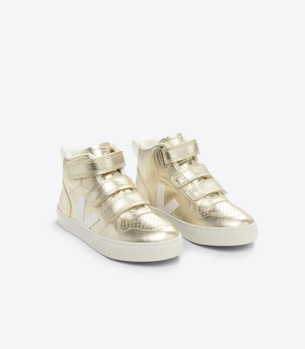 V-10 MID FURED LEATHER PLATINE>VEJA Shop