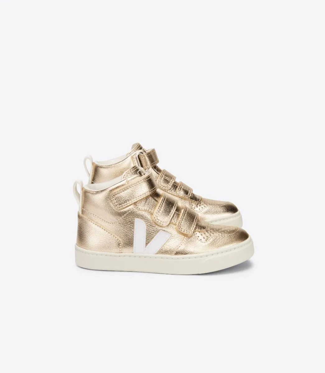 V-10 MID LEATHER GOLD WHITE>VEJA Outlet