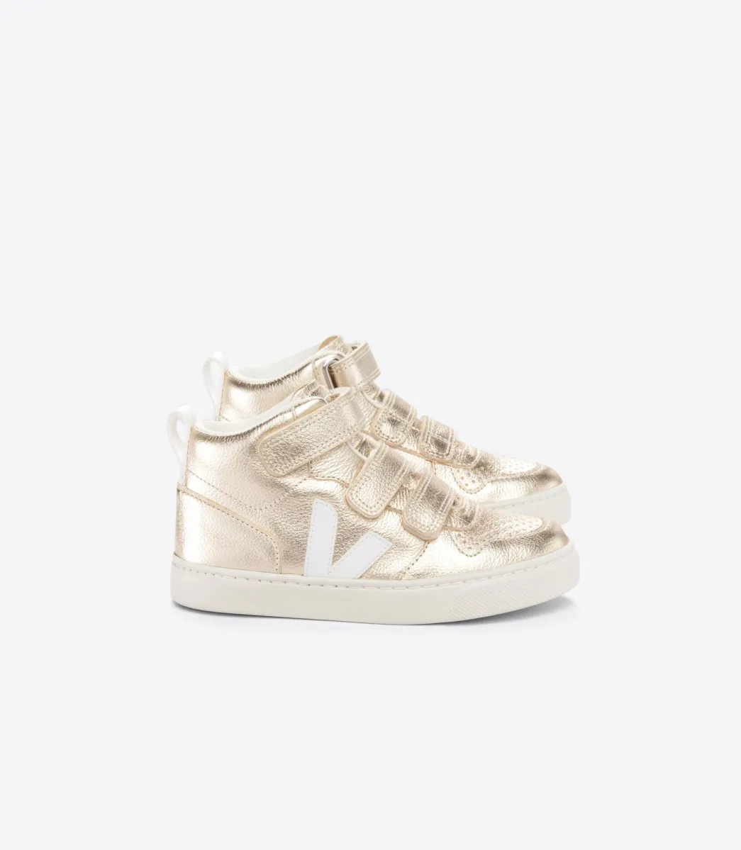 V-10 MID LEATHER PLATINE WHITE>VEJA Discount