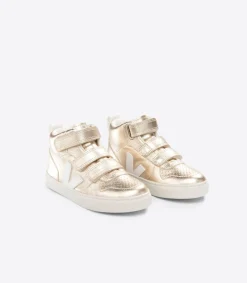 V-10 MID LEATHER PLATINE WHITE>VEJA Discount