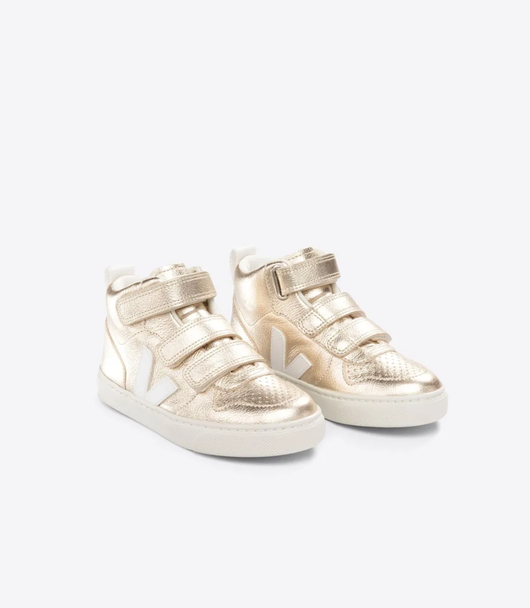 V-10 MID LEATHER PLATINE WHITE>VEJA Discount