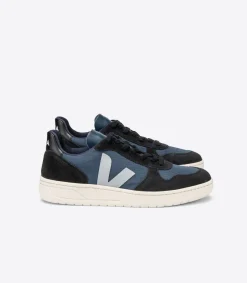 V-10 RIPSTOP NAUTICO OXFORD GREY BLACK>VEJA New