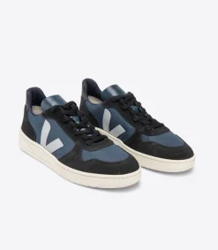 V-10 RIPSTOP NAUTICO OXFORD GREY BLACK>VEJA New