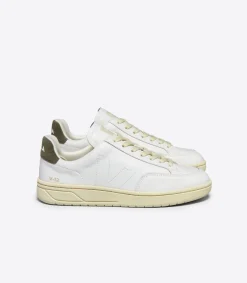 V-12 STITCH LEATHER WHITE KAKI>VEJA Sale