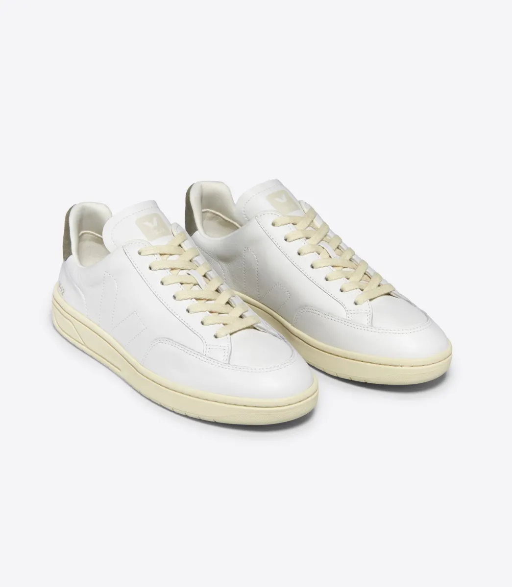 V-12 STITCH LEATHER WHITE KAKI>VEJA Sale