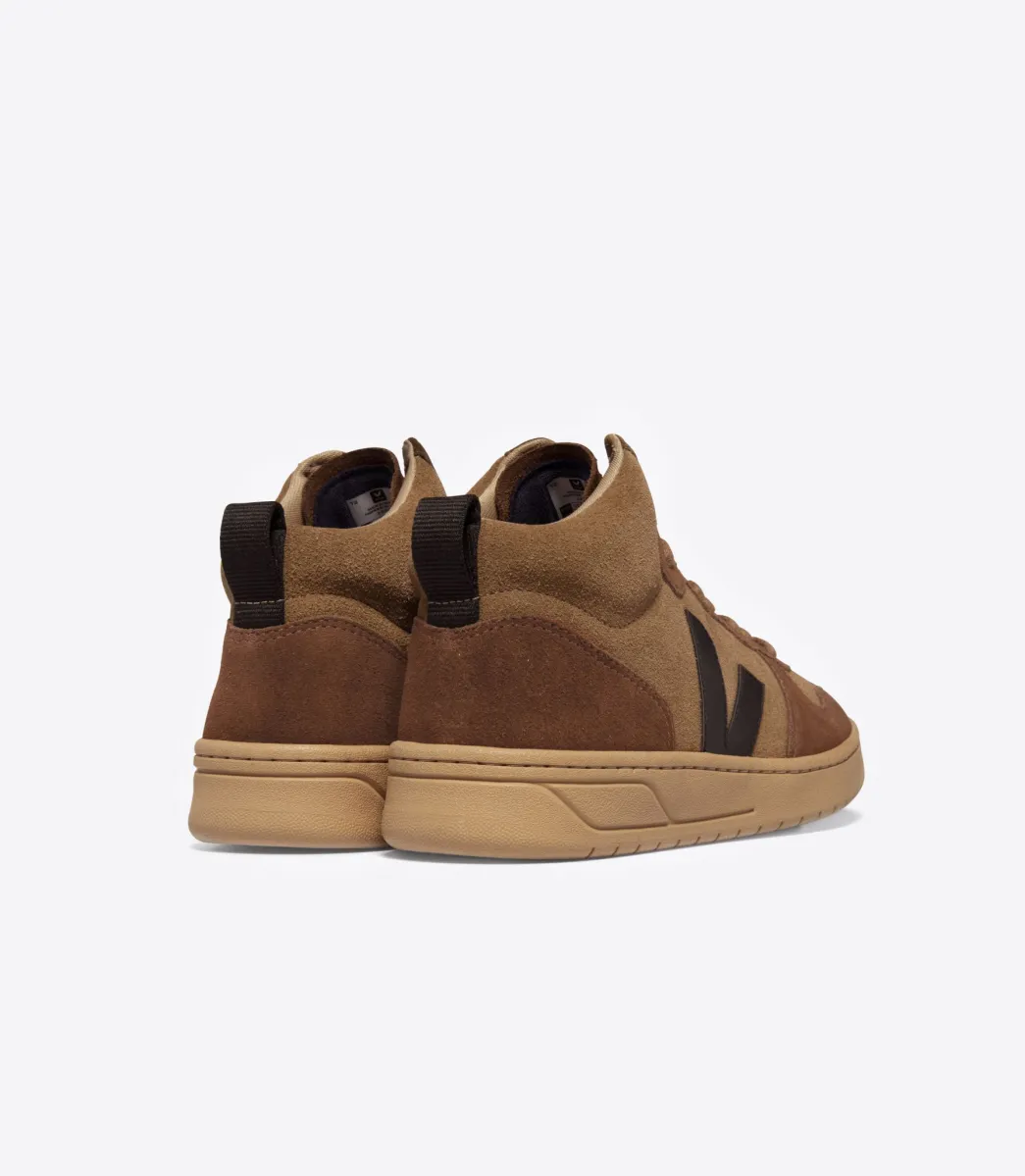 V-15 SUEDE BROWN BLACK>VEJA Best Sale